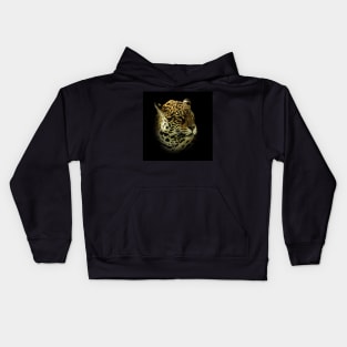 Jaguar portrait Kids Hoodie